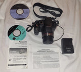 Panosonic Lumix DMC FZ40 Camera - Battery - Charger - Manuals - Discs