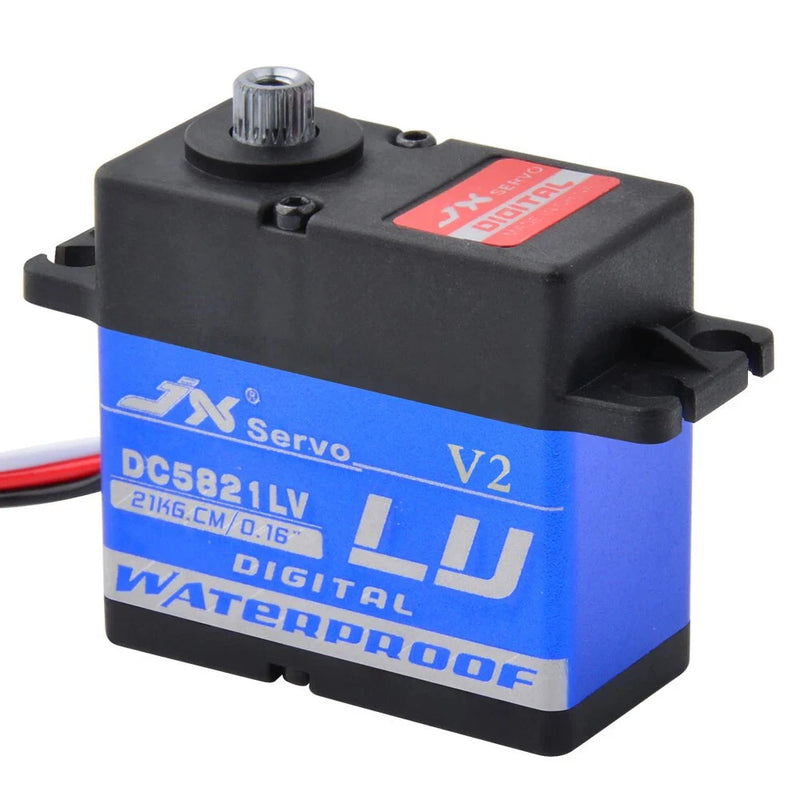 JX Servo 21KG Waterproof Metal Gear for 1/8 1/10 RC Car Buggy Crawler SCX10 D90