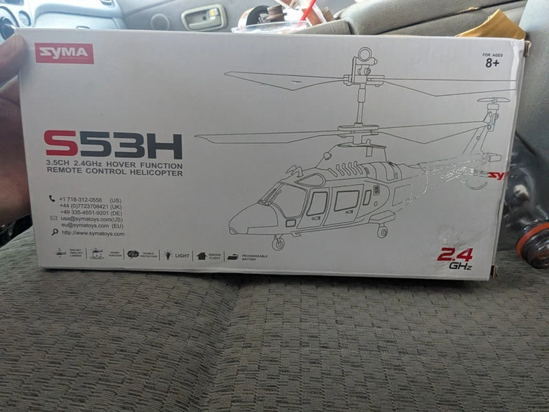 Syma S53H 3.5CH 2.4GHz RTR Fun-Scale Rescue Helicopter, Electric, Toy Grade