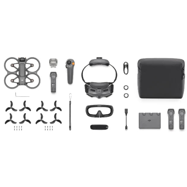 DJI Avata 2 Fly More Combo Camera Drone (3 Bastteries) + RC Motion 3 + Goggles 3