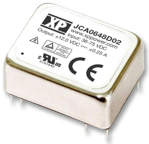 JCA0612S05 XP POWER Isolated Through Hole DC/DC Converter, 2:1 Input, ITE, 2:1,
