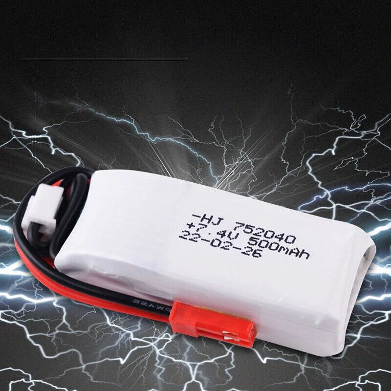1Pcs 2S 7.4V 500mah 35C Lipo Battery JST Connector for Radiolink A560 Fixed Wing Battery