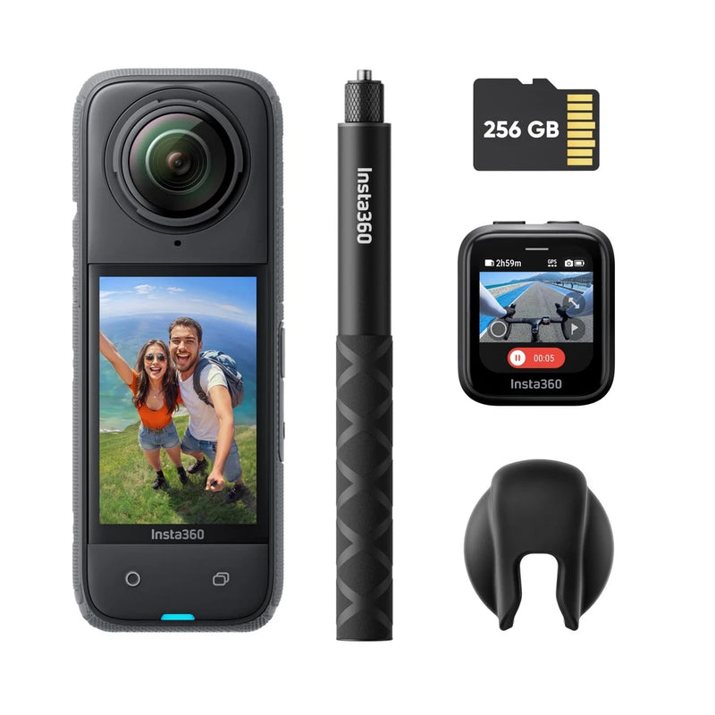 Insta360 X4-8K Waterproof 360?? Camera with 4K Wide-Angle Video, Invisible Selfie