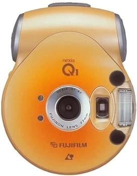 Fujifilm NEXIA Q1 Compact Digital Camera Shine Orange From Japan