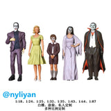 1/18 1/35 1/43 1/64 1/87 Miniature Mask Smile Family Scene Props Figure For Cars