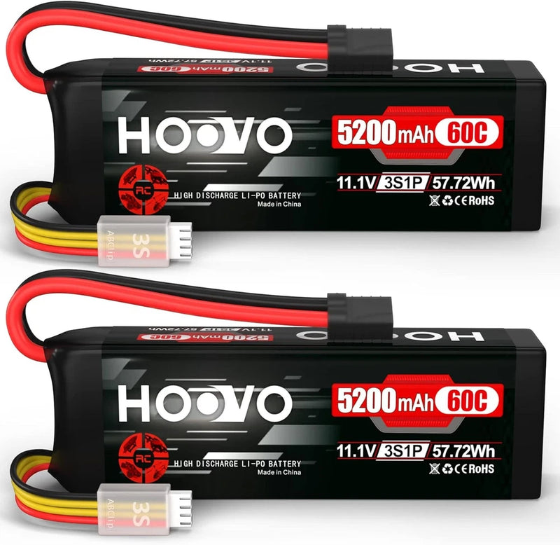 11.1V 3S LiPo Battery 5200mAh 60C with Tr Plug for RC Car RC Truck Airplane Battery
