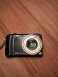 Panasonic Lumix DMC-TZ5 9.1MP 10x Zoom Digital Camera -Black for PARTS/REPAIR