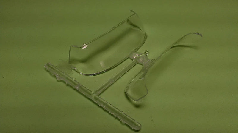 57 1957 Chevy Bel Air 1/25 AMT Windshield Front Back Glass Clear Parts Model Car