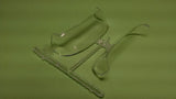 57 1957 Chevy Bel Air 1/25 AMT Windshield Front Back Glass Clear Parts Model Car