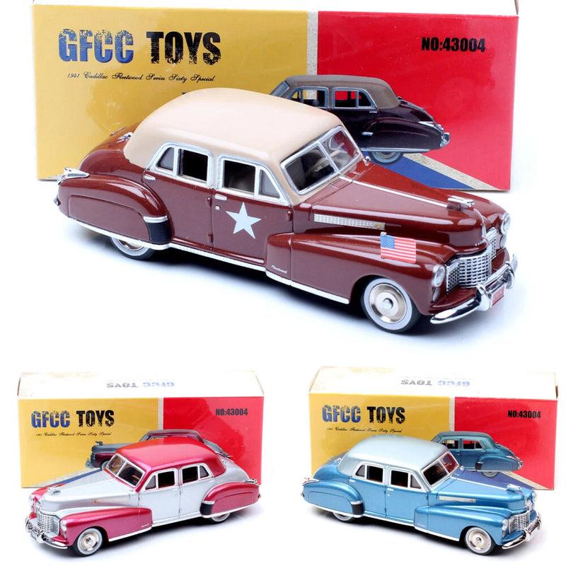 1/43 GFCC 1941 Cadillac Fleetwood Sixty 60 Special Patton Model Car Diecast Toy