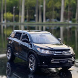 1:32 Toyota Highlander SUV Alloy Car Model Diecasts Toy Off-road Metal Kids Gift