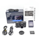 Panasonic LUMIX DMC-LX3-K Black Digital Camera 10.1MP Tested w/Battery Cover Iss