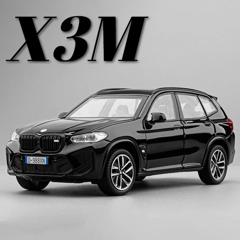 1:32 BMW X3M / 320i Diecast Toy Car ¨C Alloy Model with Pull Back, Lights & Sound