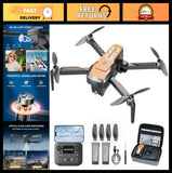 4K Camera Drone with GPS - Foldable Mini Quadcopter, Auto Return, FPV Live Video