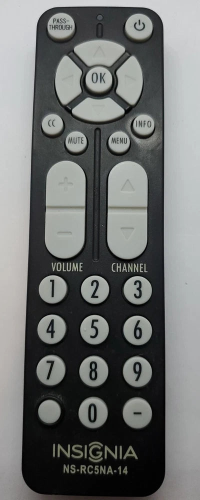 Insignia NS-RC5NA-14 Remote Control For Digital Analog TV Converter Box NS-DXA2 Converter