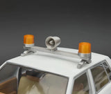 1/24 25 Scale Model Amber Twin Beacon Ray Speaker Police Lightbar Visibar 2461A