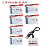 3.7v 650mah Lipo Battery For Syma X5c X5c-1 X5 H5c RC Drone Quadrotor Spare Part