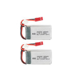 2PCS 7.4v 350mAh Lipo Battery for KINGKONG 90GT X401H MJX X402 RC Mini FPV Drone