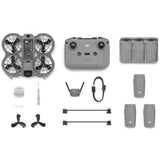 DJI Neo 2 Fly More Combo drone controller, propellers, batteries, and accessories kit