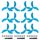 12Pcs Propellers RC Drone Wing Accessory Blue Airscrew w/Screws For DJI Avata 2