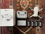 Dji Mini 2 Drone Fly More Combo With 4 Batteries Lightweight Compact 4k Camera