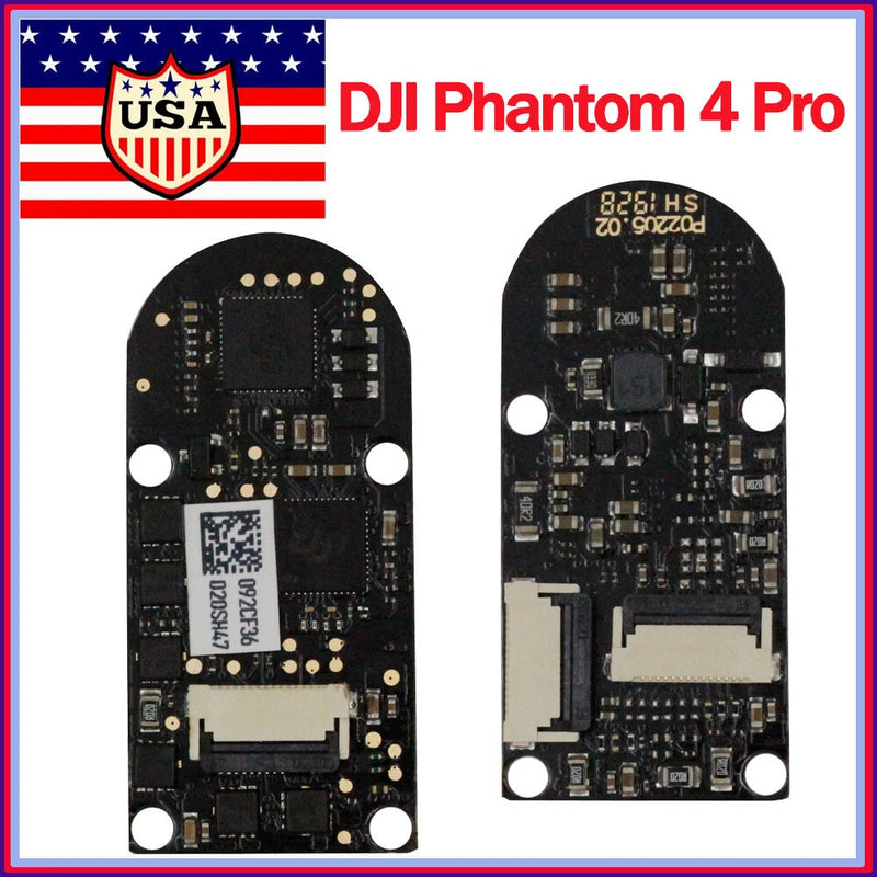 DJI Phantom 4 Pro ESC PCB, black electronic speed controller board with components