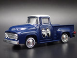 1956 56 FORD F100 PICKUP TRUCK MOONEYES 1:64 SCALE DIORAMA DIECAST MODEL CAR