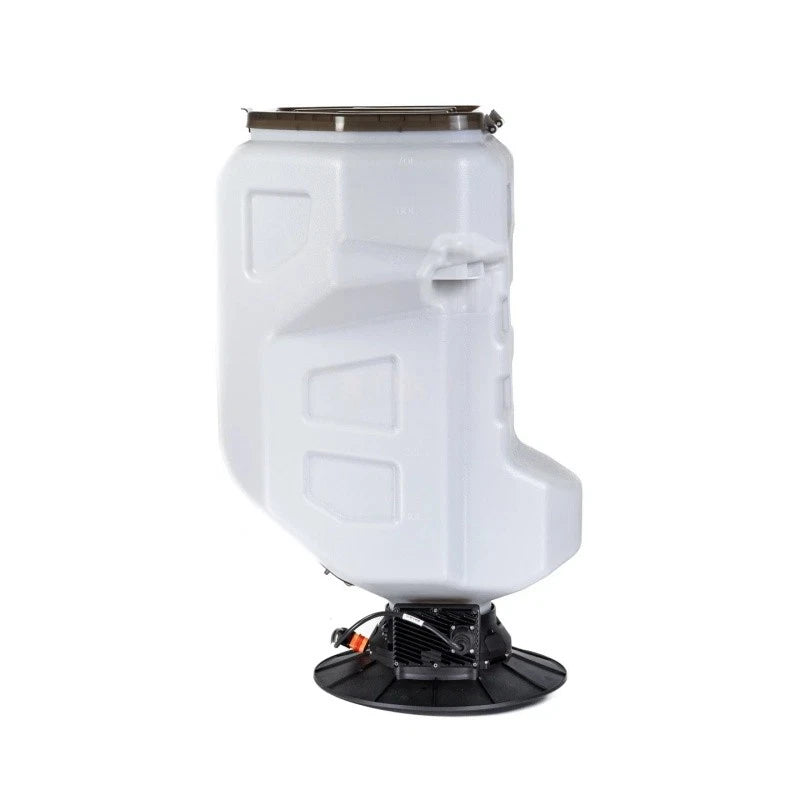 DJI Agras T50 spreader seeder hopper tank part, white plastic with black base