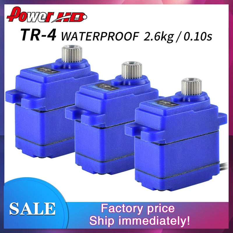 PowerHD TR-4 TR4 Mini 2.6KG Waterproof Metal Gear Servo for Traxxas TRX4 RC Car