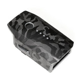 Drone battery skin sticker, black camo wrap with textured bumpy finish