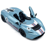 1:36 McLaren Elva Model Car Diecast Toy Vehicle Kids Toys for Boys Gifts Blue