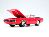 1971 DODGE CHARGER SUPER BEE RED REAL TIRES 1:64 SCALE  DIECAST MODEL CAR