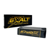 Team Exalt X-Rated 5700mah 135c 2s 7.4v Shorty Lipo Battery 5mm Bullets EXA3202 Battery
