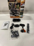 Discovery Adventures FHD sport camera kit with mounts, cables, and user manual