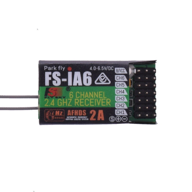 FLYSKY Flysky IA6 2.4G 6CH AFHDS Receiver for RC Helicopter  Drone Transmitter