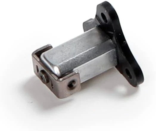 Mini drone motor arm hinge replacement part for DJI; metal bracket with black mounting plate