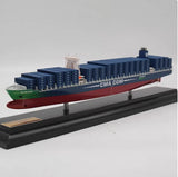 CMA CGM container ship model ocean going cruise ship model 35cm