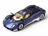 BN CCA 1:64 Navy Blue Silver Utopia Racing Sports Model Diecast Metal Car