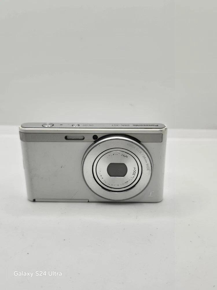 Panasonic Lumix DMC-XS1 White Digital Compact Camera 16.1MP ¨C Tested Working