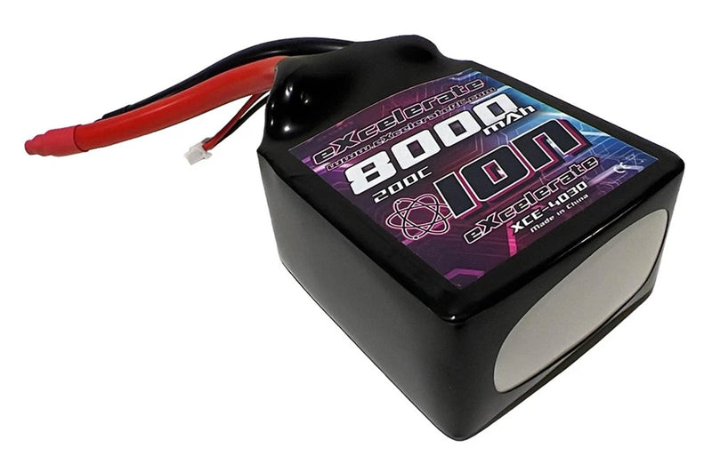 Excelerate ION 2S 2S6P 200C Drag Race LiPO (7.4V/8000mAh) w/QS8 CG XCE-4030