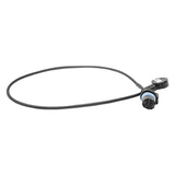 Drone level gauge sensor cable with 8-pin round connector, black wire lead