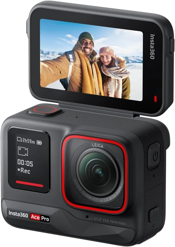 Insta360 Ace Pro 2 Action Cam Bundle 8K Leica Lens 2 Batteries + 50 Accessories