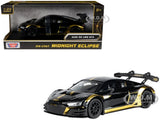 AUDI R8 LMS GT3 BLACK W/GOLD 1/24 DIECAST MODEL CAR BY MOTORMAX 79208