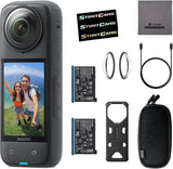 Insta360 X4 8K Waterproof 72MP 360?? VR Action Helmet Camera + Extra Battery
