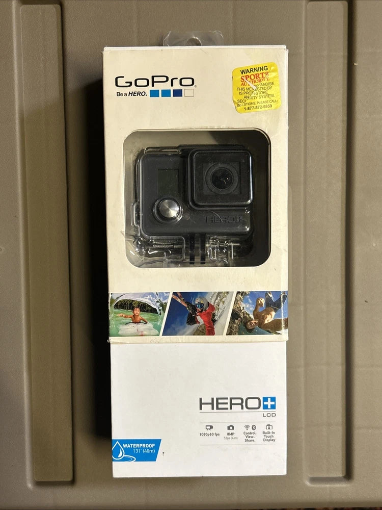 GoPro HERO+ Black Edition Action Camera 1080p with POV Case and LCD Touch