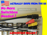 Composite Video & Audio TV DIN Cable for Commodore 128 C128 C-128 + More
