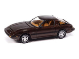1983 Mazda RX-7 - Brown Diecast 1:64 Scale Model - Johnny Lightning JLCG034A