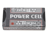 Tekin Titanium Power Cell 1S Shorty LiPo Battery 160C (3.7V/7400mAh) w/5mm Battery