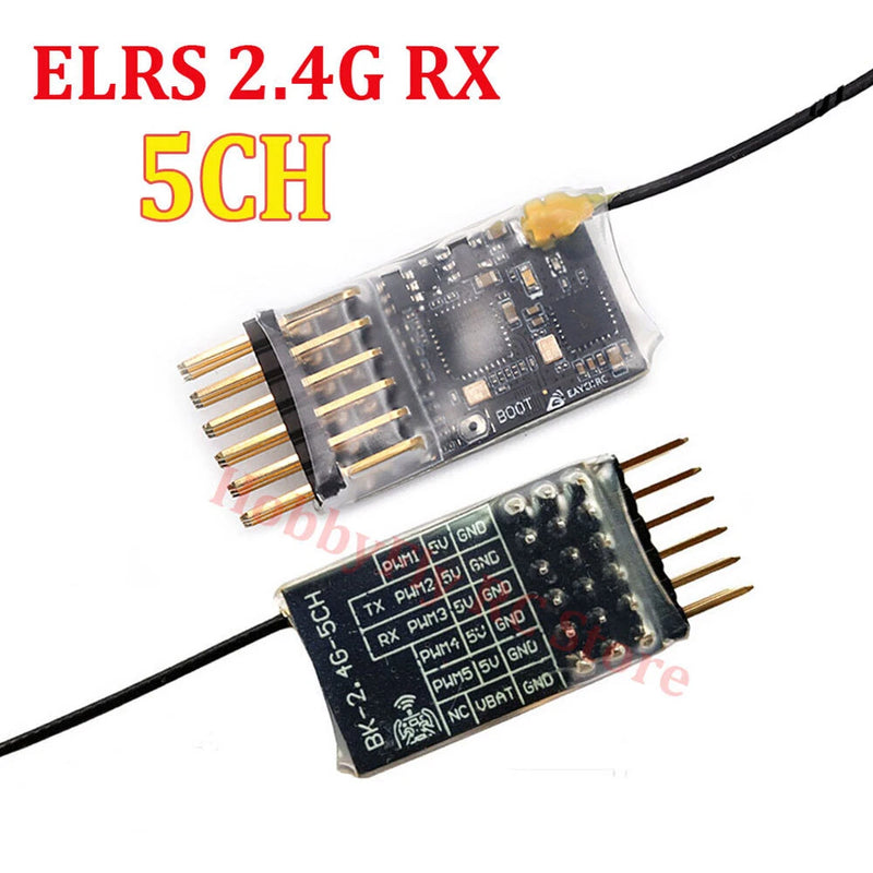 ELRS 2.4Ghz 5CH PWM ExpressLRS Receiver Antenna PWM/CRSF Protocol for FPV Drone