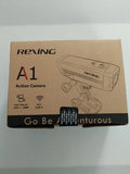 Rexing A1 Two Way Action Camera Front &Back 1080p 30fps Wi-Fi +Remote New